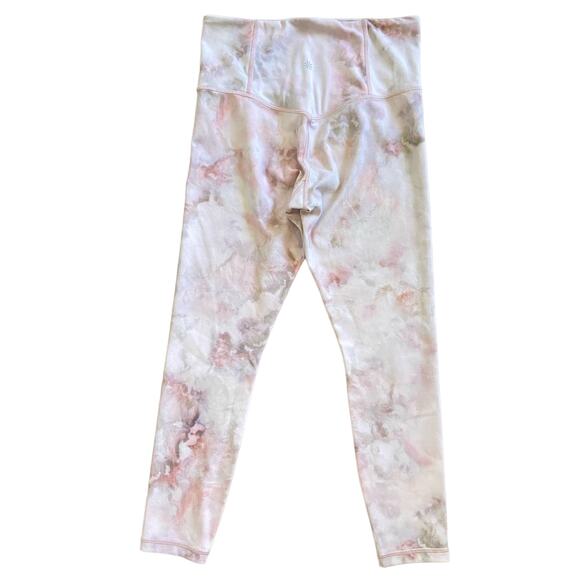 Athleta High Rise Elation Leggings Athletic 25" Snow Dye Rosario Pink Size Small - Picture 6 of 12